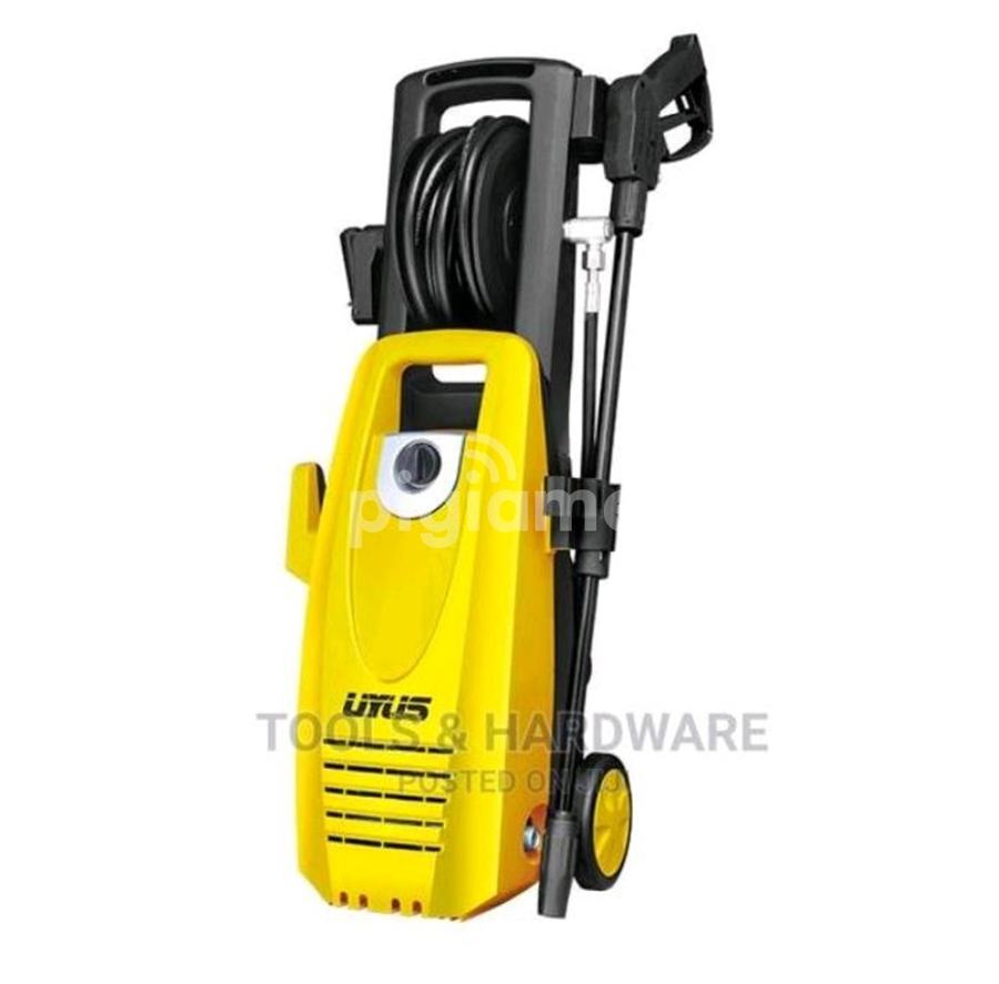 Aico 120 bar high-pressure washer on wheels