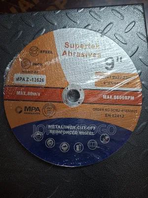Pack of ten 115mm metal cutting discs