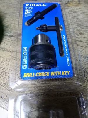 13mm keyed drill chuck with its key